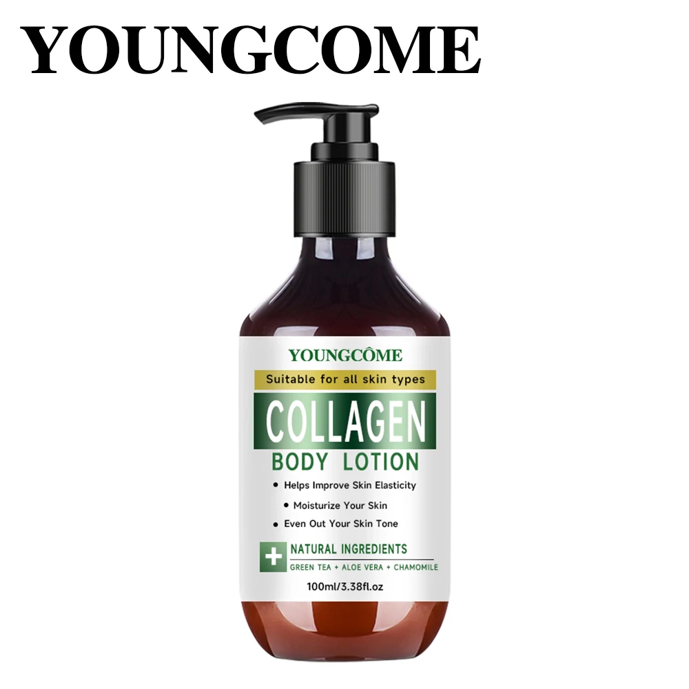 100ml Collagen Body & Face Cream – Hydrating, Soothing with Green Tea & Aloe Vera - Image 6