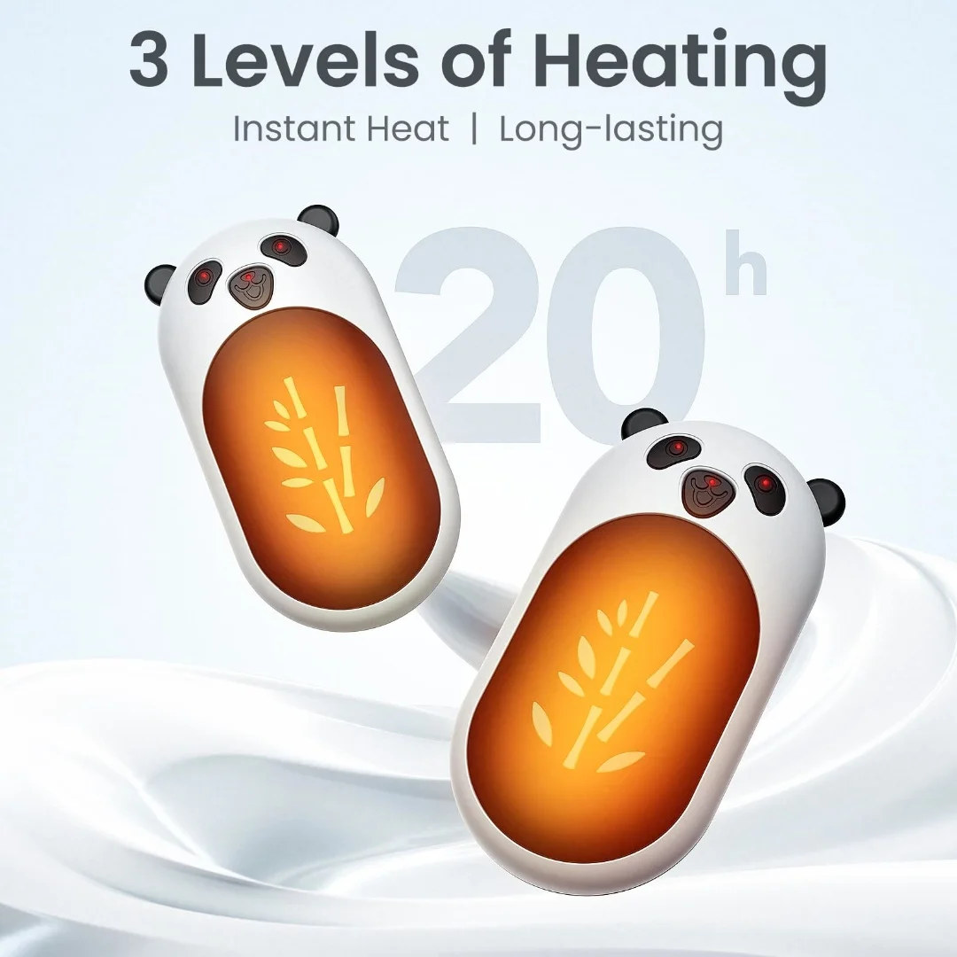 Winter Essential 2-in-1 Hand Warmer, Double-Sided Heating, Portable for Winter Outings - Image 2