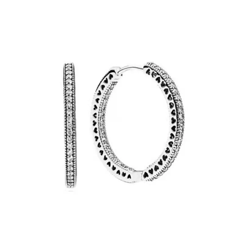 Double Hoop Sun & Moon Earrings – 925 Silver-Plated Butterfly Heart Studs - Image 42