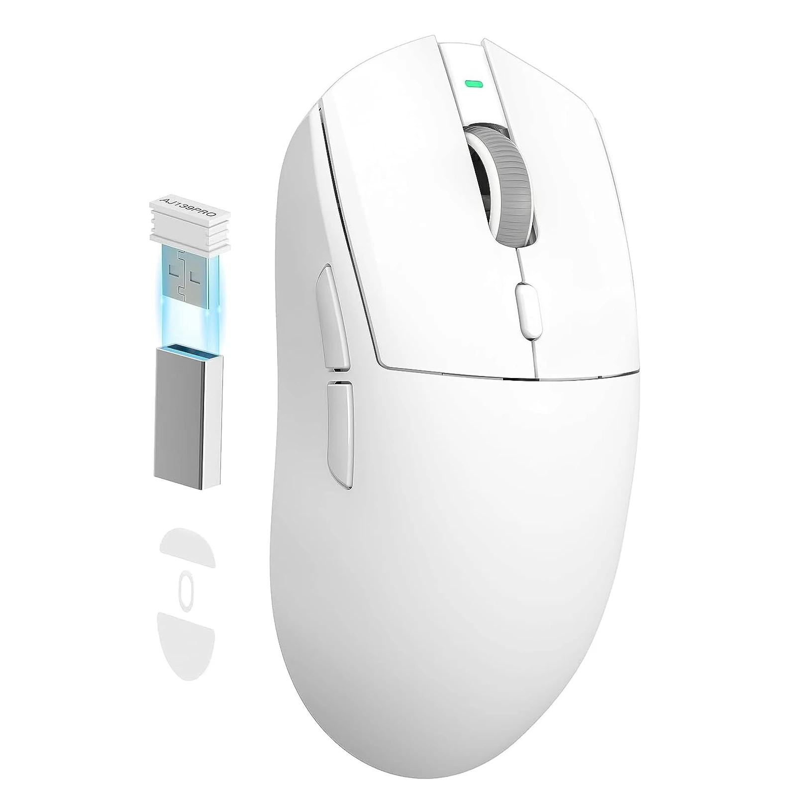 Ultra-Lightweight 59g Wireless Gaming Mouse – 26K DPI, Dual Mode, Ergonomic