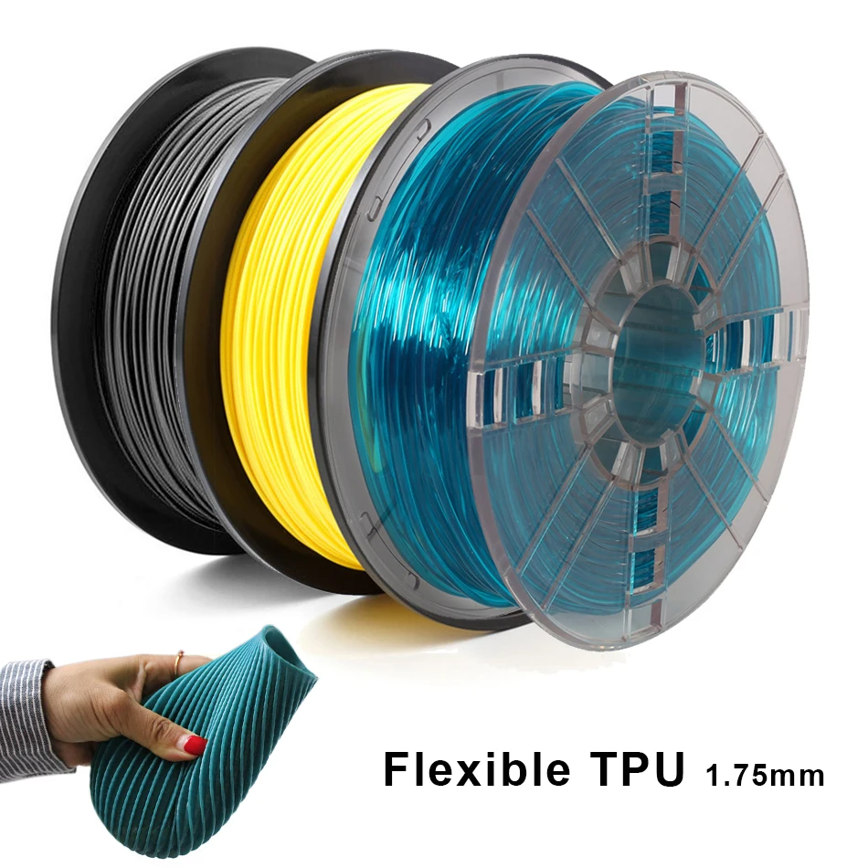1.75mm TPU 3D Printing Filament – No Bubble, Non-Toxic, Sublimation 0.5KG
