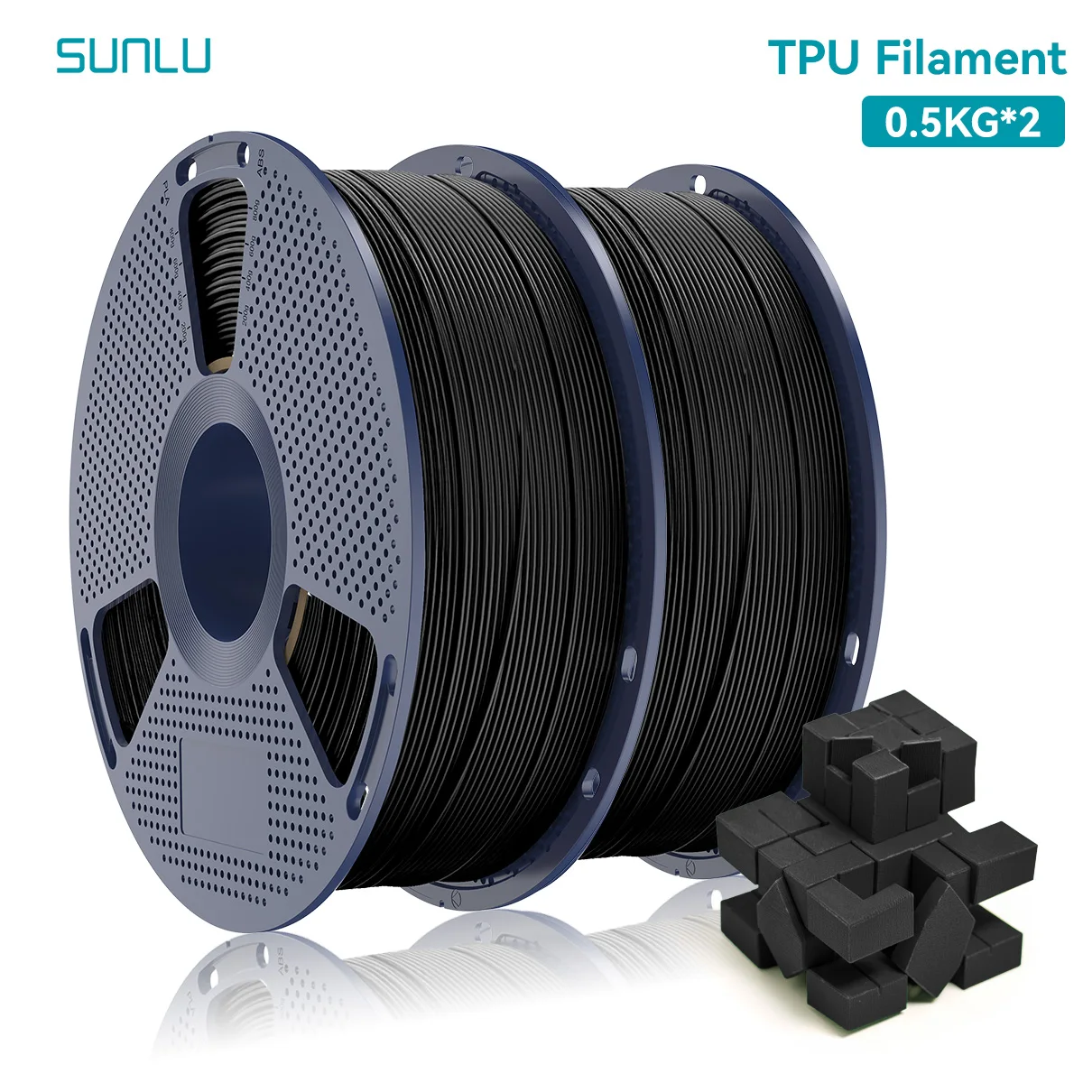 SUNLU TPU Filament 0.5KG 1.75mm 95A for 3D Printer | High Elasticity + Heat Resistant | Fast Shipping | Multicolor Options - Image 7