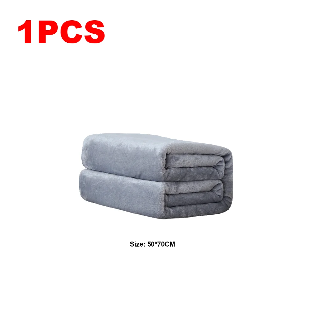 Flannel Fleece Blanket 1-10PCS - Soft Winter Cozy Thermal Plush Mat - Image 14