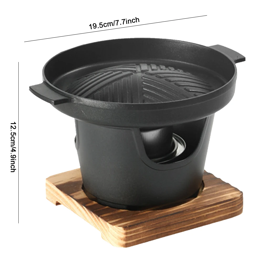 Portable Japanese Alcohol Stove – Smokeless Mini BBQ Grill for One - Image 9