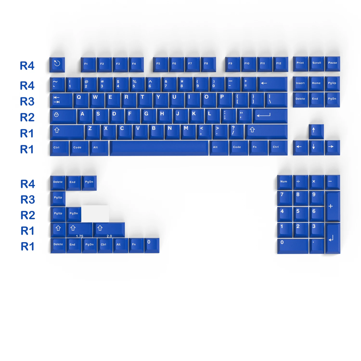 163 Keys British Racing Green Cherry Profile Keycaps for MX Switches - Image 12