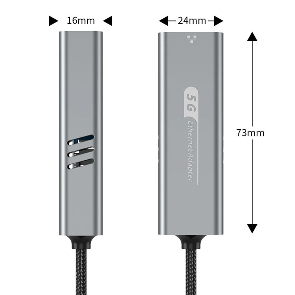 USB-C to Ethernet Adapter 5Gbps RJ45 Converter for Windows & Mac OS - Image 6