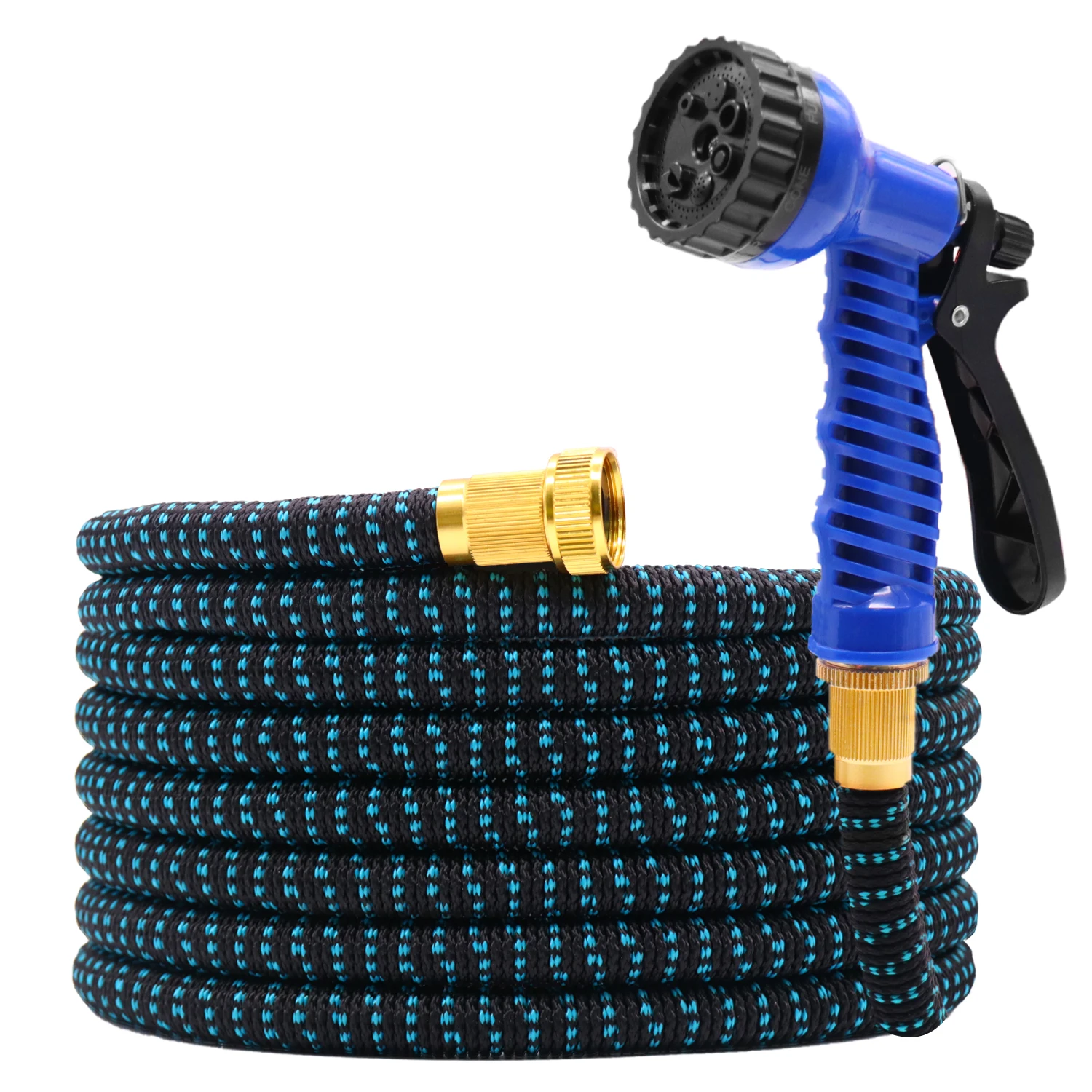 GardenJoy Expandable 50ft Magic Hose, Lightweight, Kink-Free with 7-Mode Nozzle