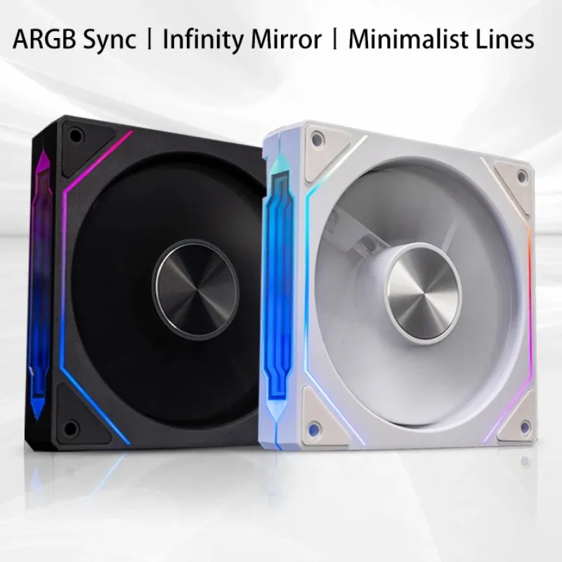 120mm ARGB Infinity Mirror PWM Case Fan 5V 3Pin for PC Cooling - Image 5