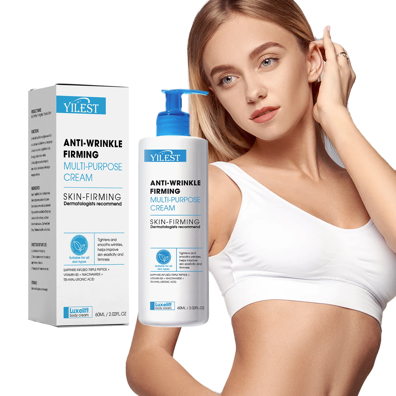 YILEST Anti-Wrinkle Firming Cream – 60ml Moisturizing & Dark Spot Remover