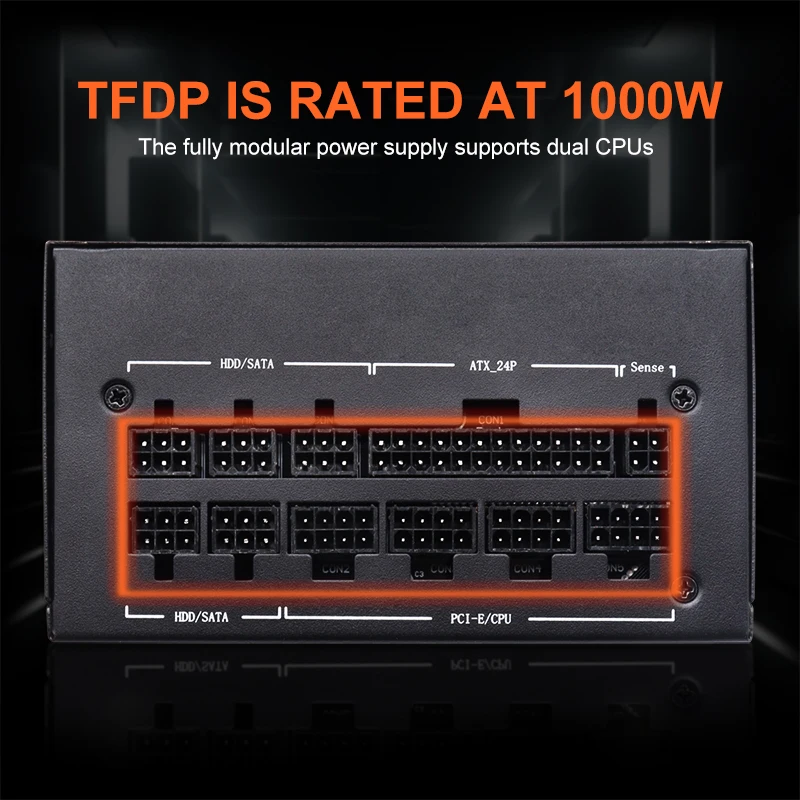 1000W Modular PSU Power Supply Gold for PC Computer – T.F.SKYWINDINTL - Image 2