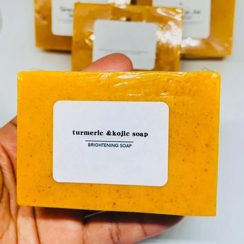 Lemon Turmeric Kojic Acid Soap 100g – Brightening Facial & Body Bar