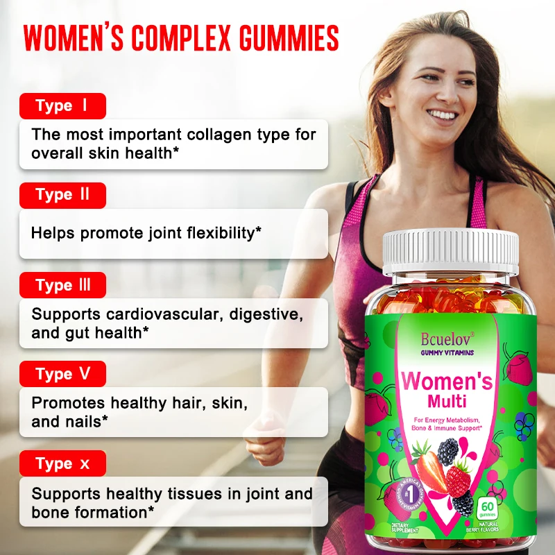 Women's Multivitamin Gummies – Energy, Skin & Hair Care, Bone & Immune Support - Image 4