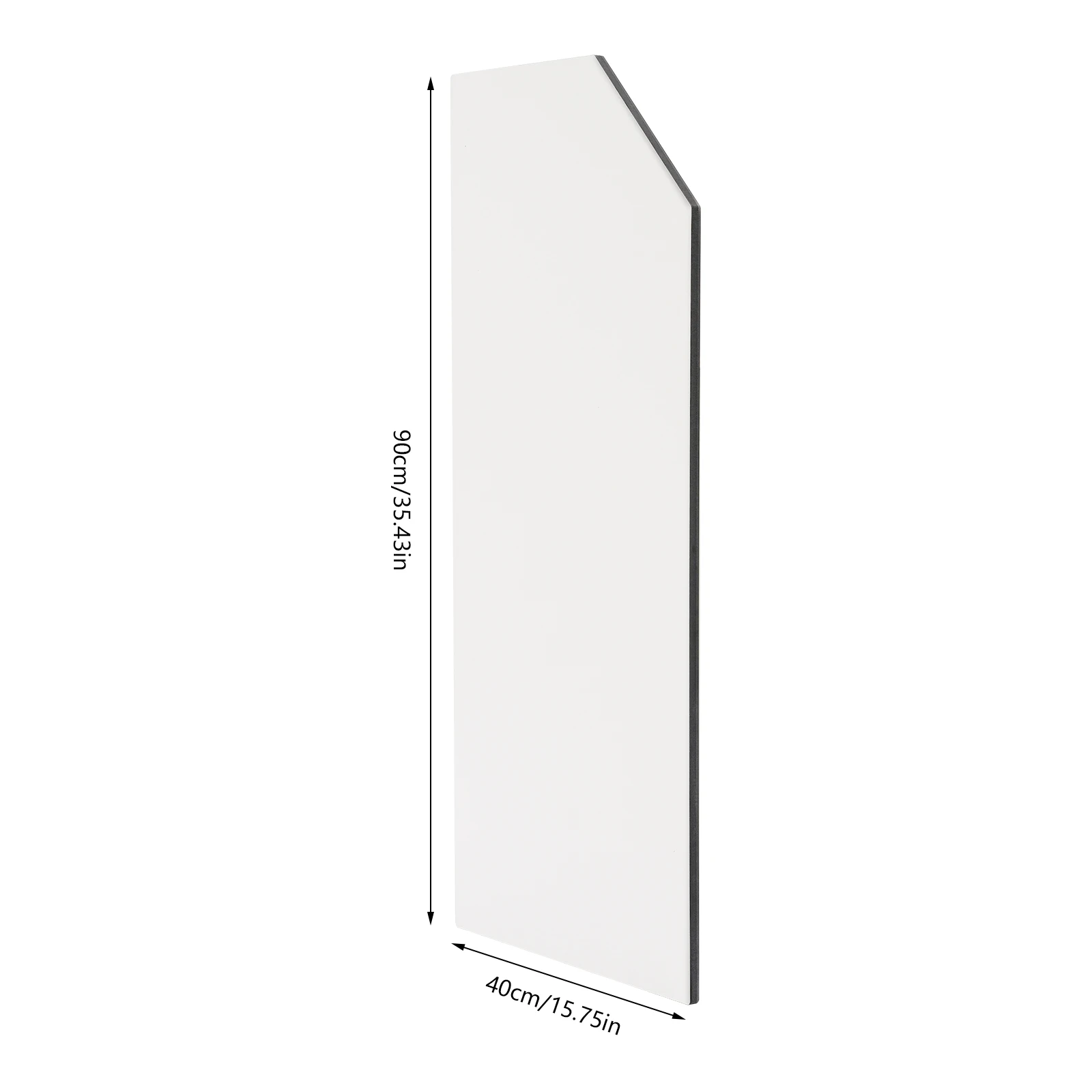 Men’s Wall‑Mounted Urinal Privacy Partition – 40×90 cm Urinal Divider Screen - Image 4