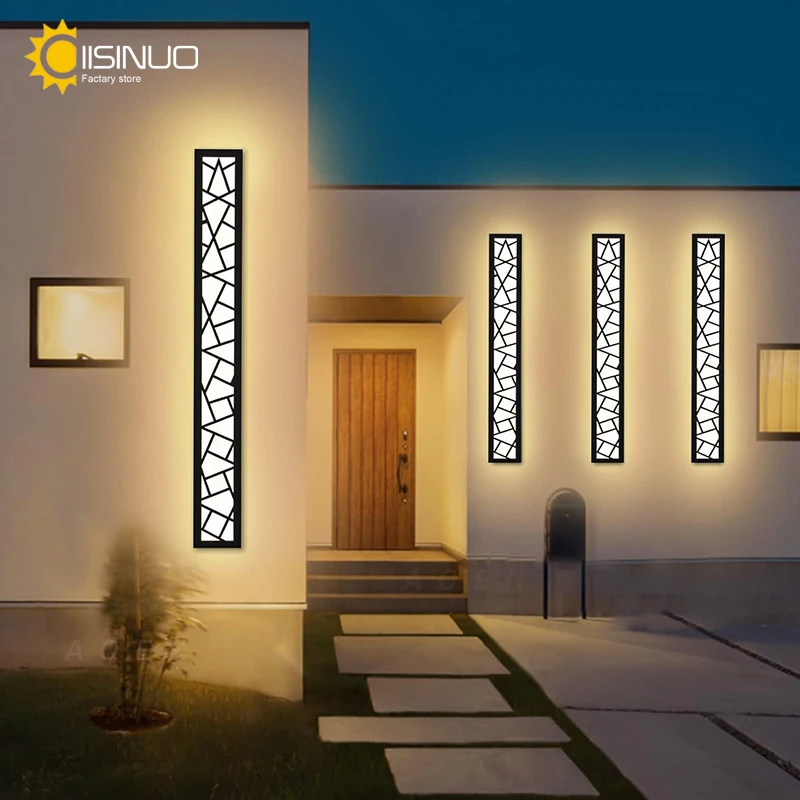Waterproof outdoor wall lamp LED Tall Wall Lamp IP65 Aluminum Light Garden Villa porch Sconce Light 110V 220V Sconce Luminaire - Image 2