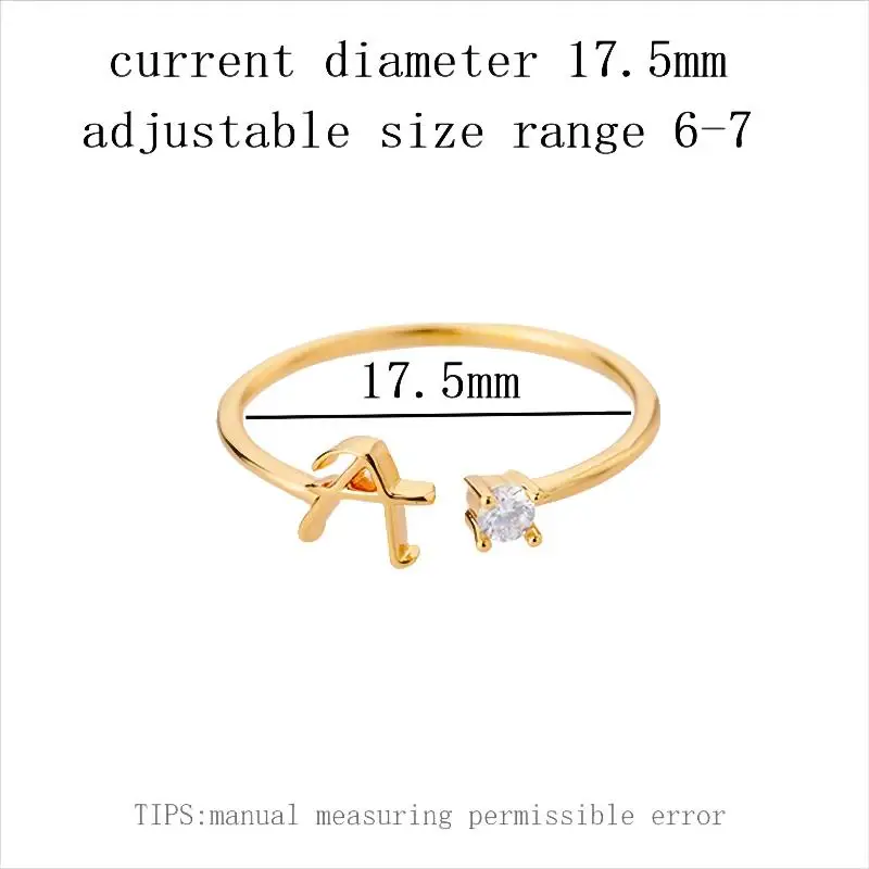 Fashion A-Z Alphabet Stainless Steel Rings Initial Jewelry for Women and Couples Free Shipping - Image 6
