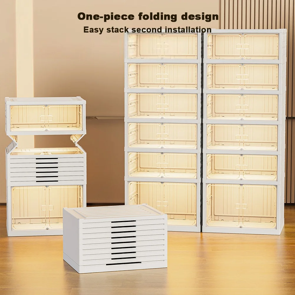 Space-Saving Foldable 6/9-Tier Stackable Shoe Rack – Narrow Entryway Organizer - Image 4