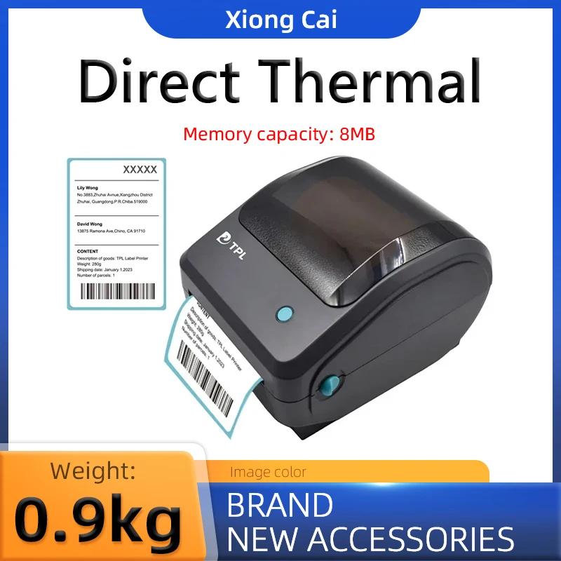TD-401 4 Inch Thermal Label Printer for Shipping label printer Barcode Sticker Machine USB Wifi Printing Logistics express etc.