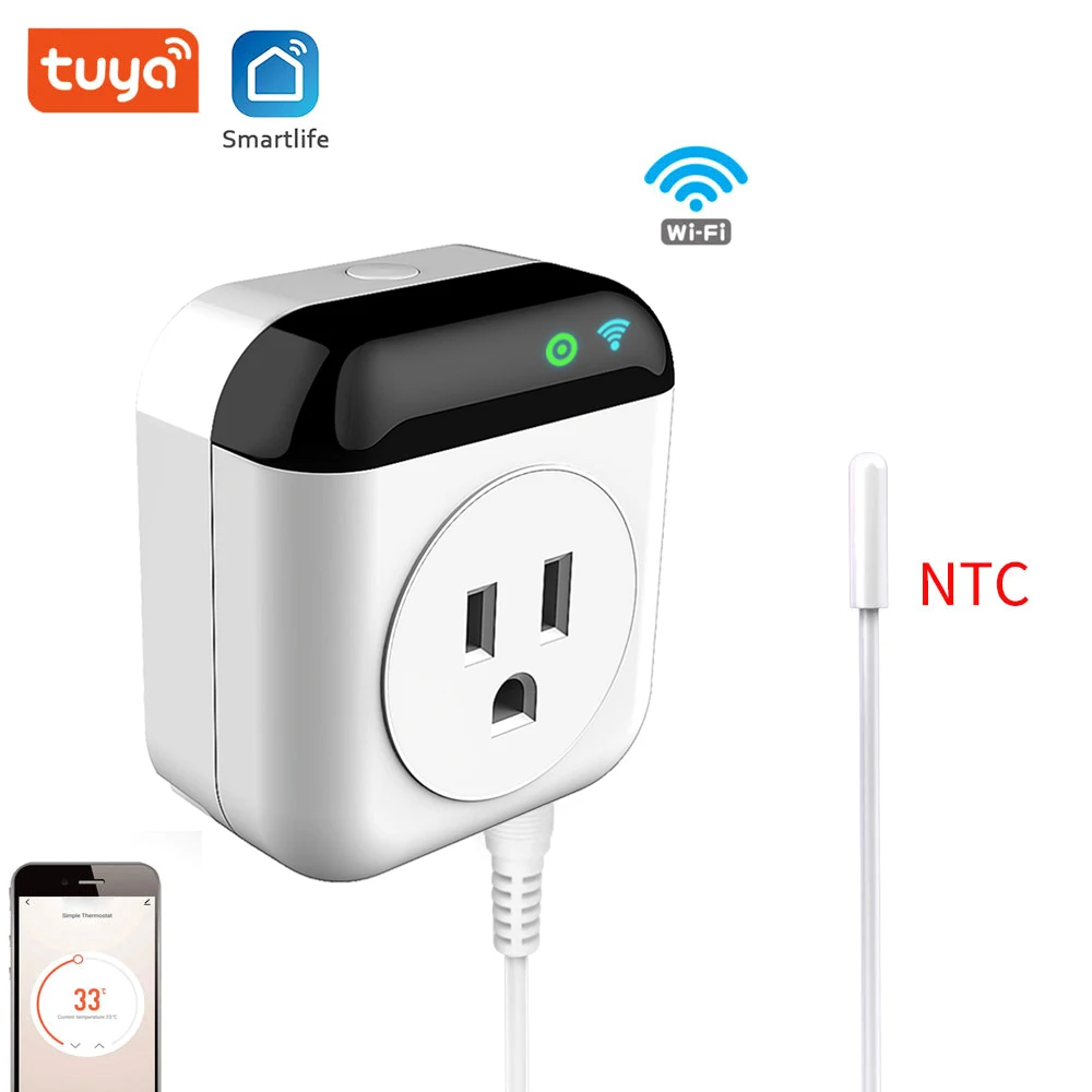 Smart Thermostat Socket 10A, Programmable WiFi Temperature Control, APP & Voice Control - Image 5
