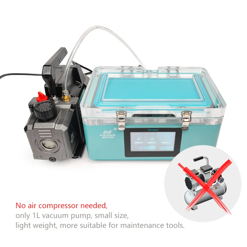 NASAN Supa Lite Vacuum Laminate Machine  Air Bag Lamination for Flat Curved Touch LCD Screen Phone OCA Refurbish Repair Tools - Image 2