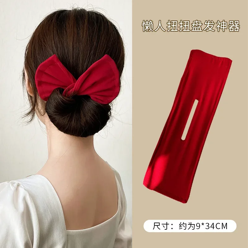 Women's Bow-Shaped Hairpin – Sweet & Lovely Hair Styling Tool for Buns & Braids - Image 12