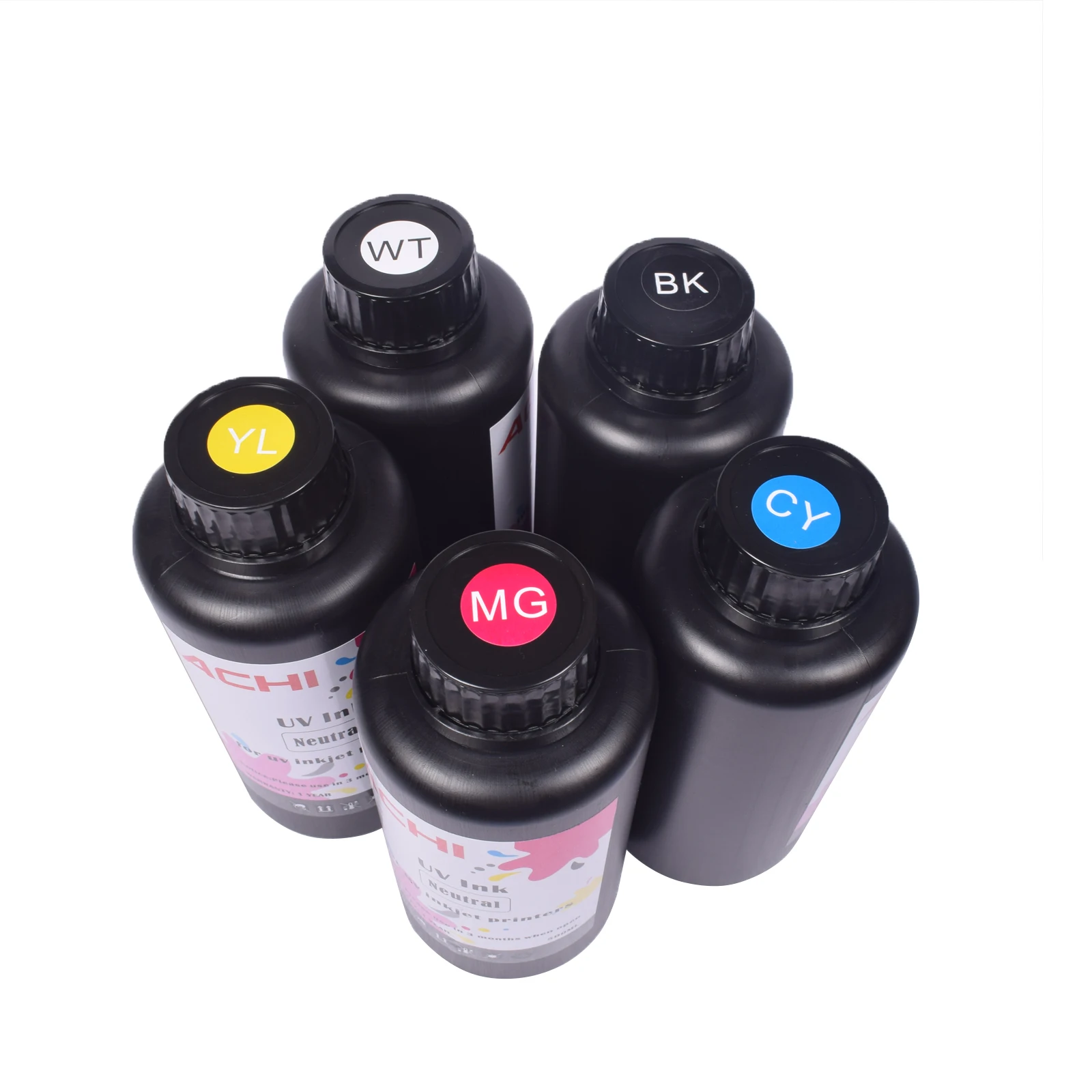 UV Ink for LED UV Printer 250ML/500ML CMYKW for 1390 L1800 L800 TX800 - Image 3