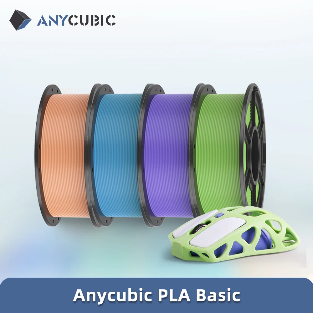Anycubic PLA 1.75mm Filament – Eco-Friendly, RFID, 1KG, Vibrant Colors