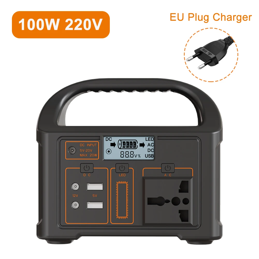 100W Portable Power Station – 24000mAh Solar Generator for Camping & Travel - Image 7