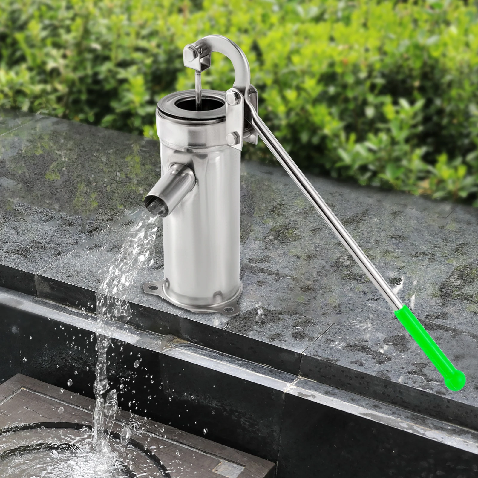 Stainless Steel Manual Water Jet Pump with Spare Parts, 8m/26.3ft Suction for Gardens & Ponds - Image 6