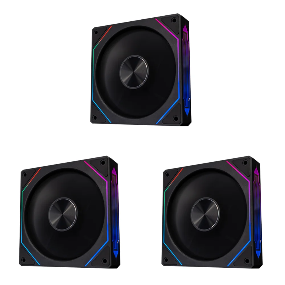 120mm ARGB Infinity Mirror PWM Case Fan 5V 3Pin for PC Cooling - Image 9