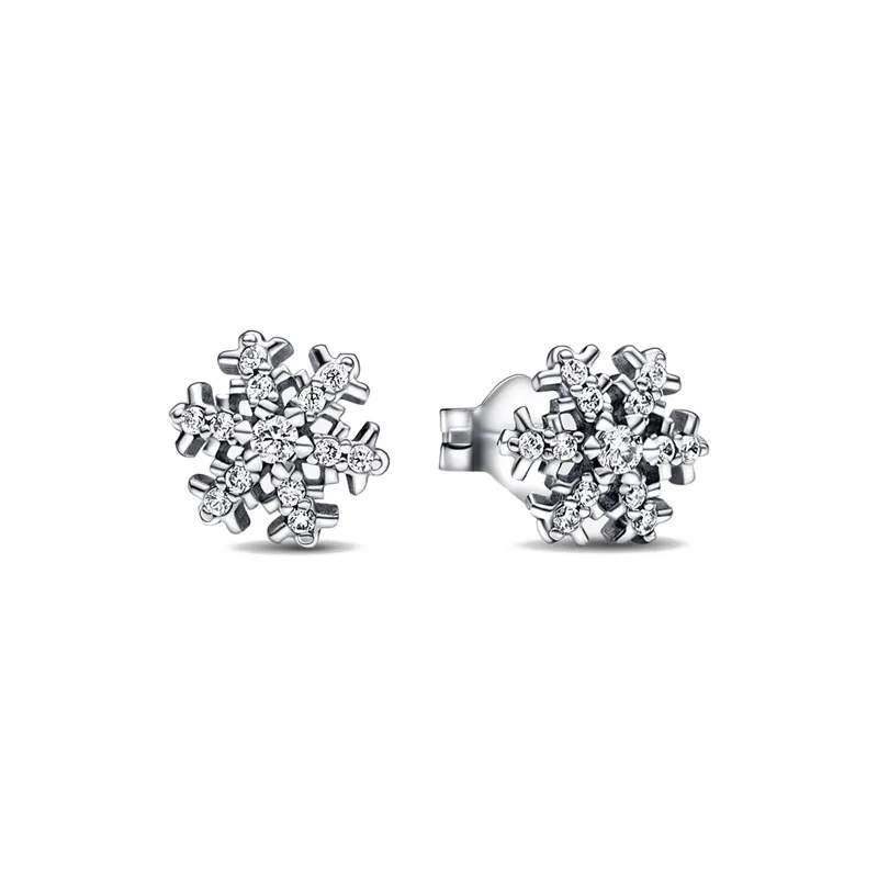 Double Hoop Sun & Moon Earrings – 925 Silver-Plated Butterfly Heart Studs - Image 29