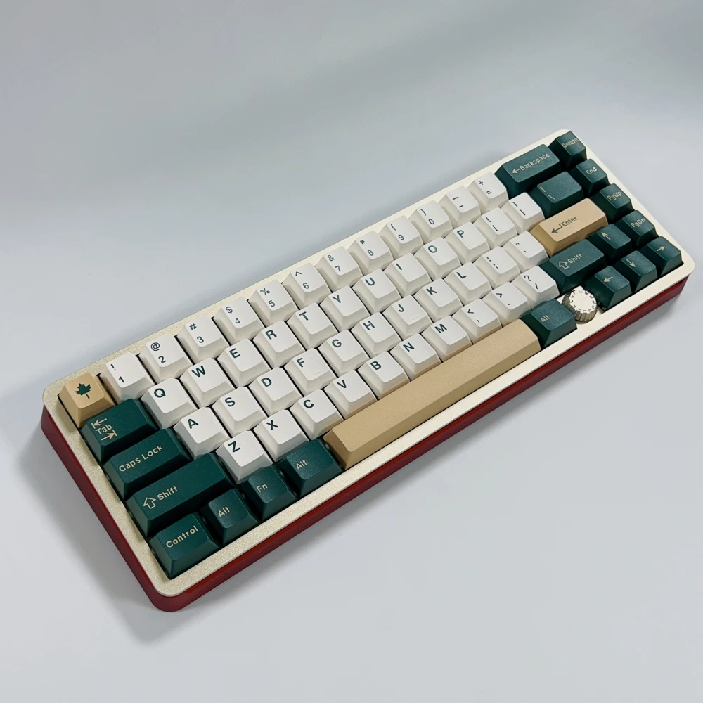 163 Keys British Racing Green Cherry Profile Keycaps for MX Switches - Image 3