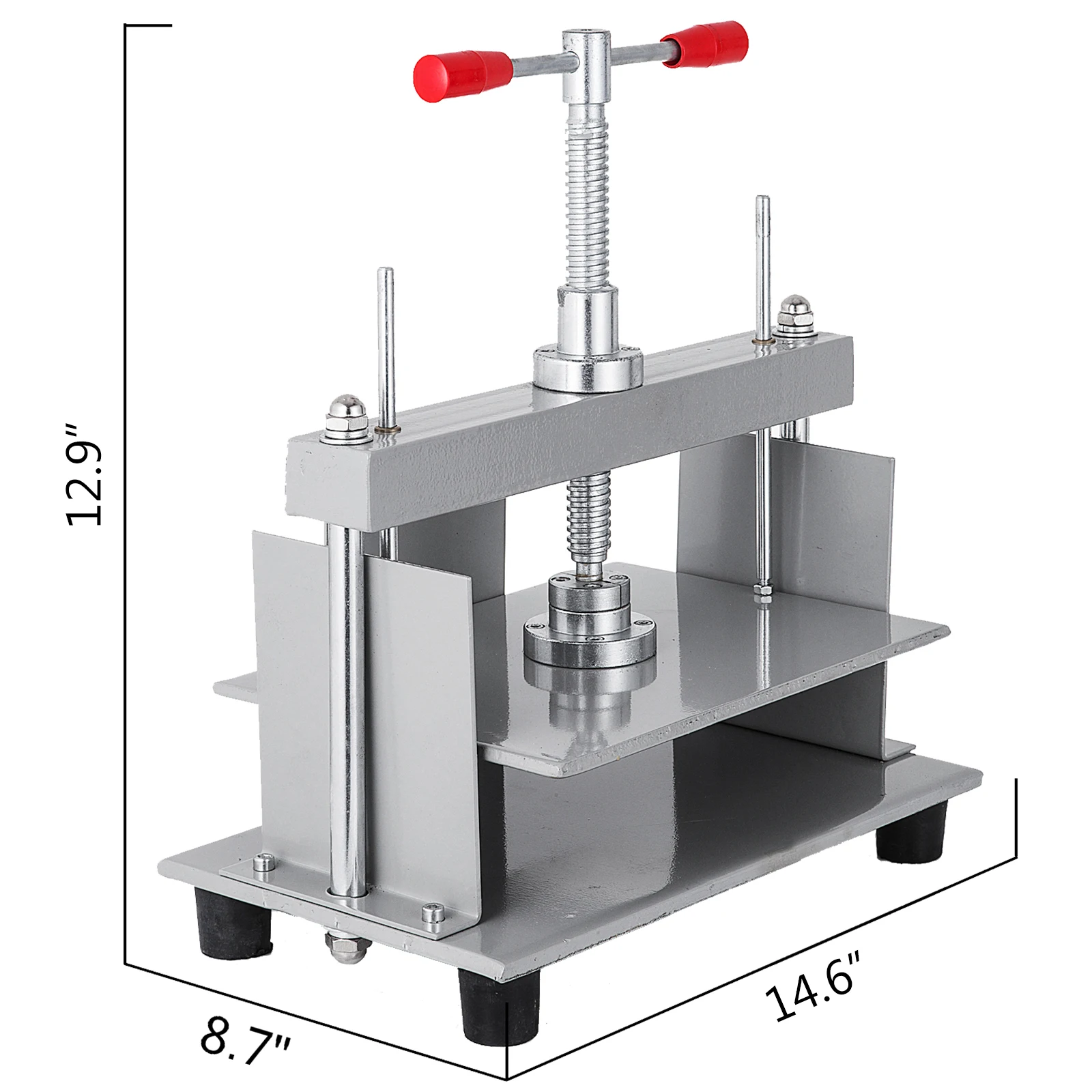 VEVOR Manual Paper Press Machine 12x8.6 inch for A4 Papers 10cm Thickness Steel Frame Paper Press Machine Papermaking Book Press - Image 7