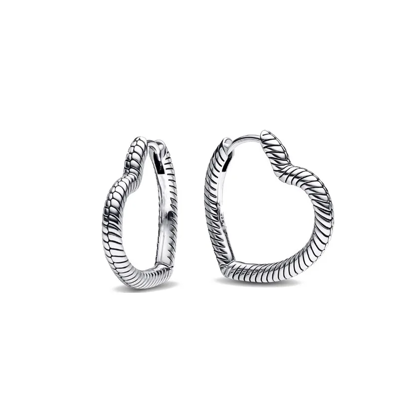 Double Hoop Sun & Moon Earrings – 925 Silver-Plated Butterfly Heart Studs - Image 21