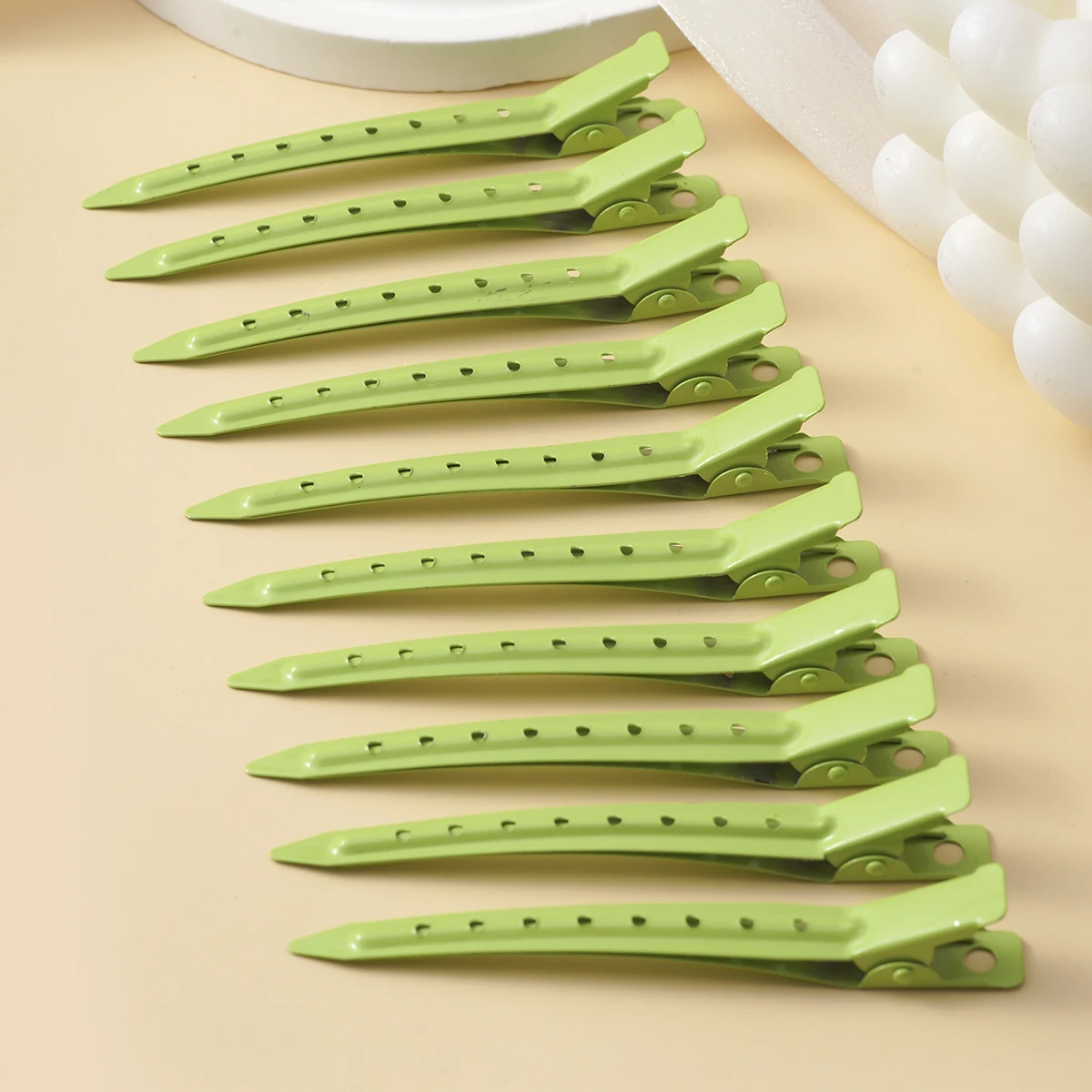 -Piece Metal Duckbill Hair Claw Set – Curly Hair Styling Clips for Women - Image 10