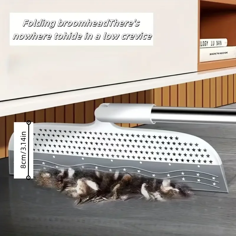Magic Broom with Detachable Head for Bathroom, Kitchen & Living Room - Easy Hair & Dust Removal - Image 3