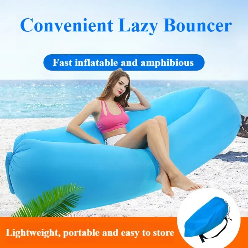 Portable Inflatable Air Sofa – Lightweight Waterproof Camping & Beach Lounger - Image 2