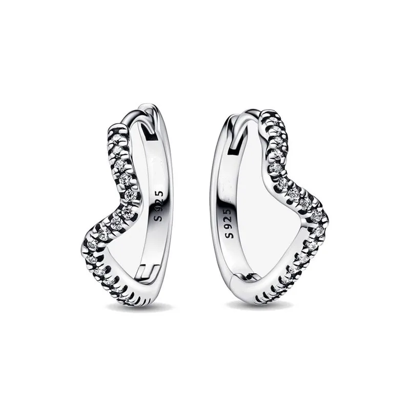 Double Hoop Sun & Moon Earrings – 925 Silver-Plated Butterfly Heart Studs - Image 41