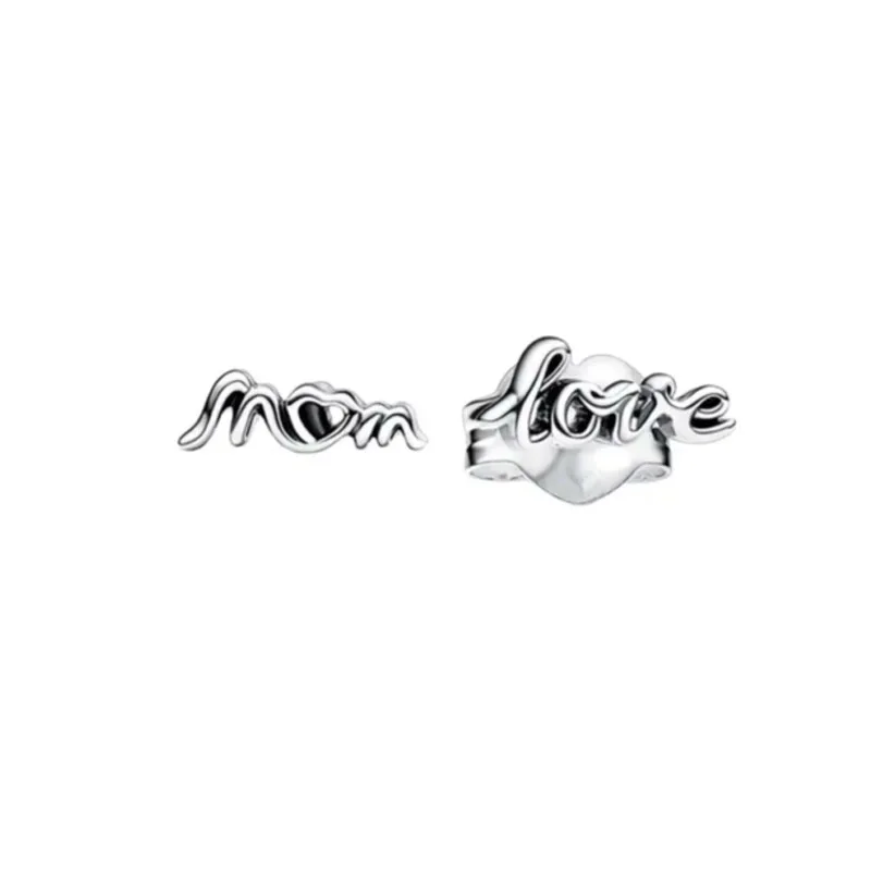 Double Hoop Sun & Moon Earrings – 925 Silver-Plated Butterfly Heart Studs - Image 52