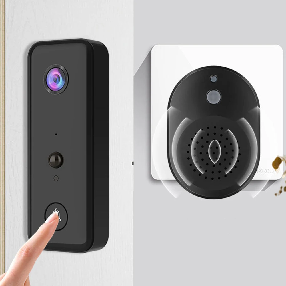 Wireless Doorbell Camera with 2-Way Audio & PIR Motion Detection for Home - Image 3