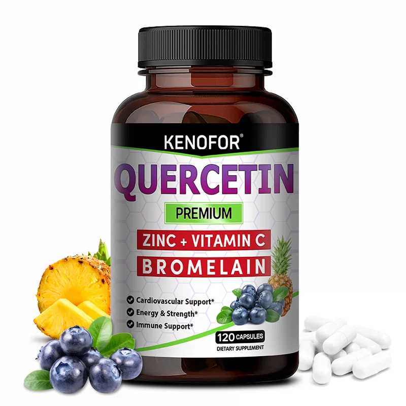 Premium Quercetin with Bromelain, Zinc & Vitamin C – Immune & Cardiovascular Support