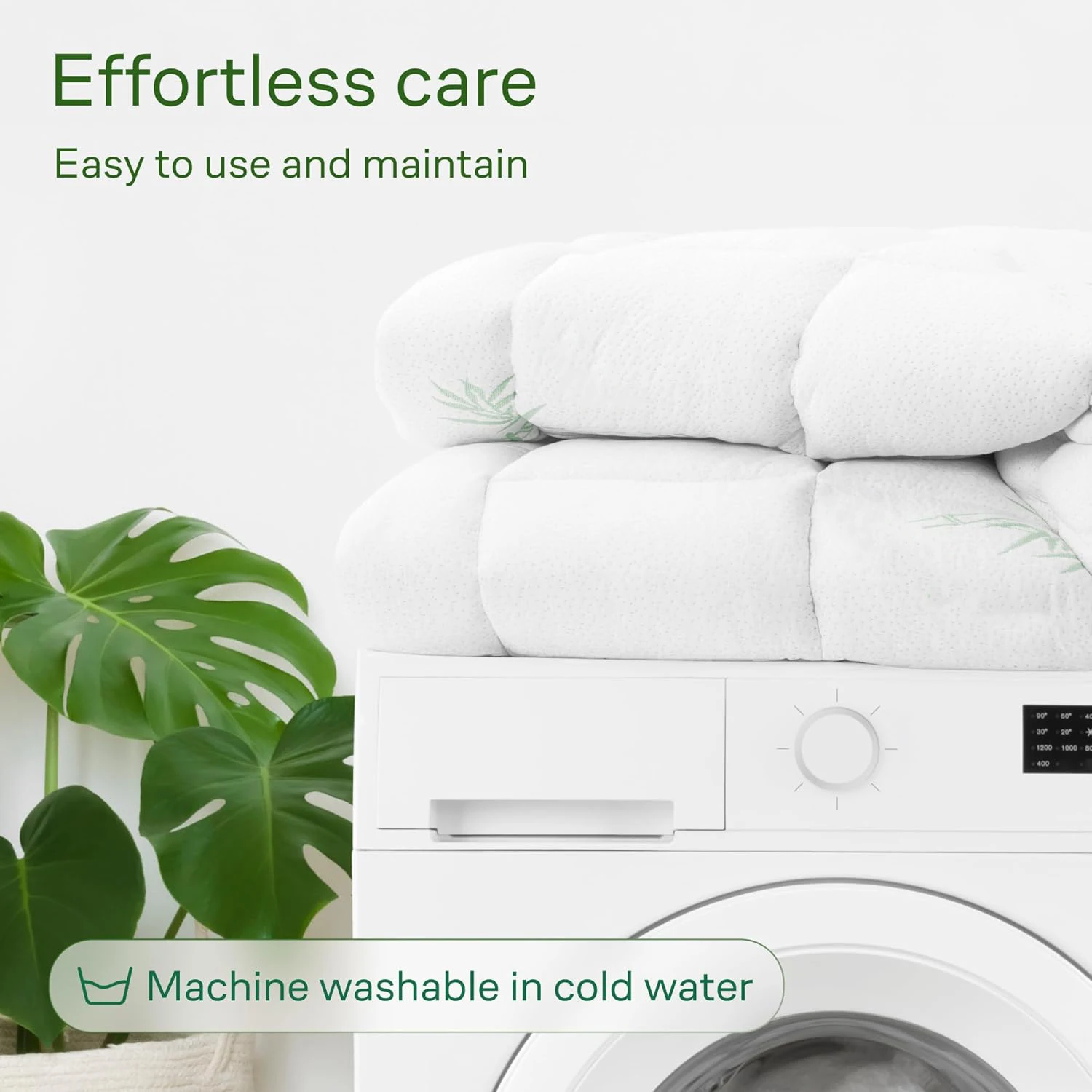 Ultra Soft Aloe Vera Mattress Topper Pillow Top Quilted Fitted Cover with Deep Pocket - Image 4