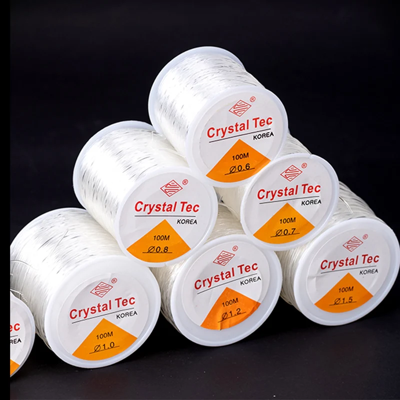 100m Strong Elastic Crystal Beading Thread Cord Jewelry Making Stretchable Necklace Bracelet DIY Beads String - Image 2