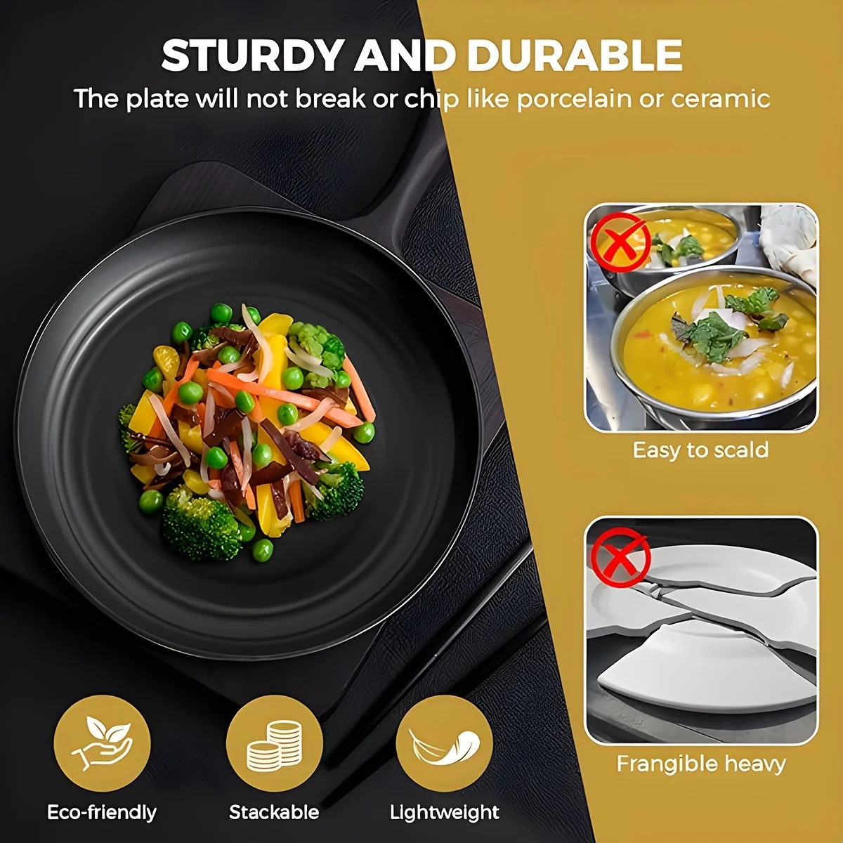 16/32-Piece Tableware Set - Plates, Bowls & Cups for Home, Picnic & Party - Image 4