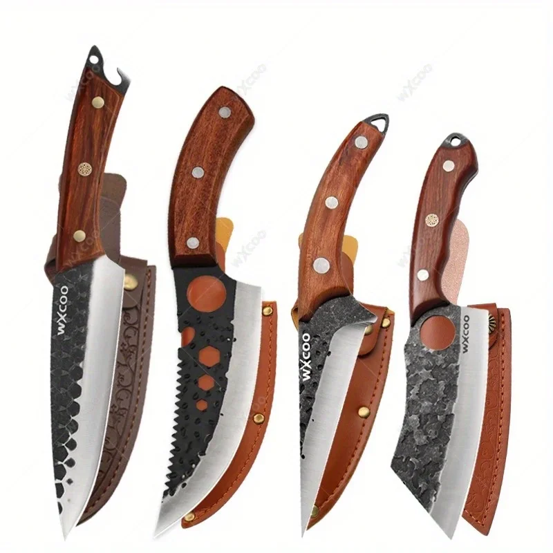 Professional Kitchen Chef Knife Set – 1 to 5 PCS Multipurpose Stainless Steel Utility & Boning Knives - Image 11