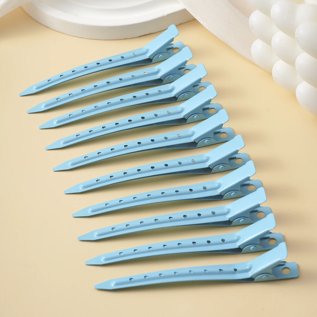 -Piece Metal Duckbill Hair Claw Set – Curly Hair Styling Clips for Women - Image 15