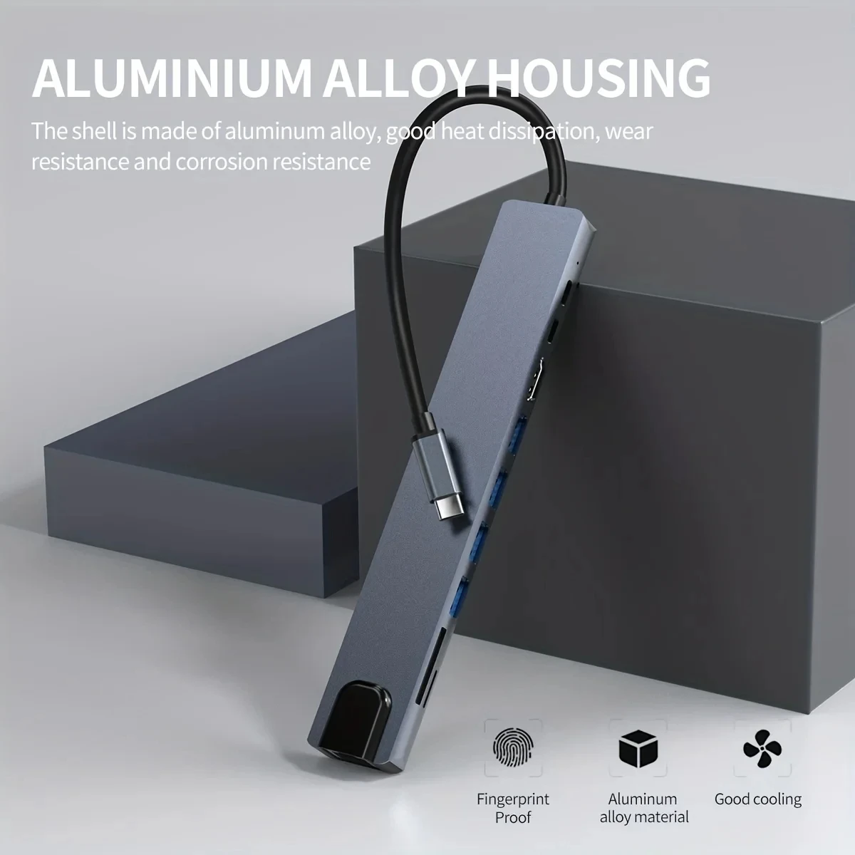 10-in-1 USB-C Hub 4K30Hz Docking Station, PD100W, Ethernet for MacBook/iPad - Image 3