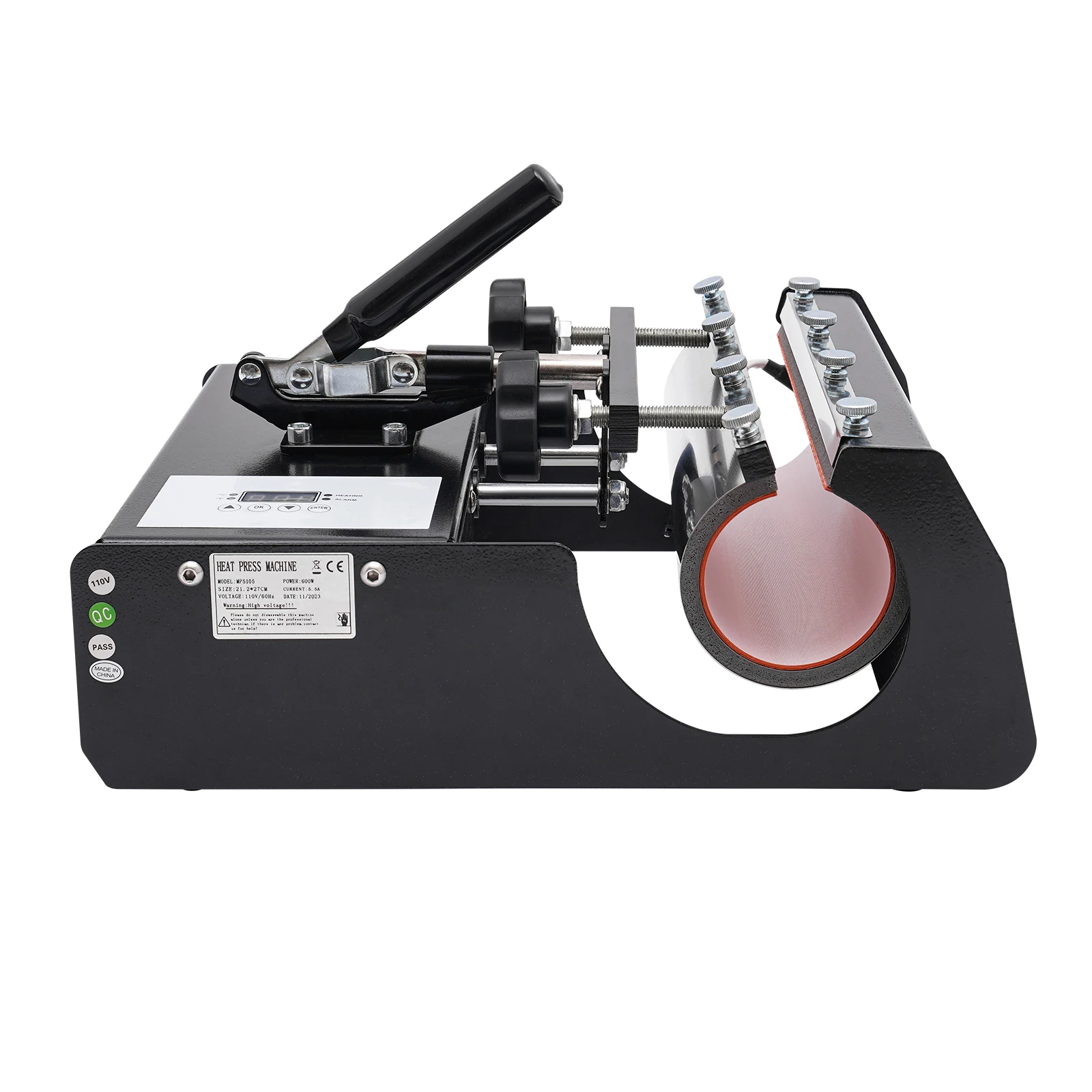 Automatic Mug Heat Press for 10-30oz Sublimation Glasses, Fast Heating