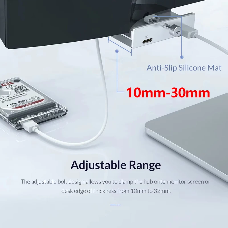 10Gbps USB 3.2 Hub, Multi-Port Splitter for MacBook, iMac, PC Accessories - Image 4