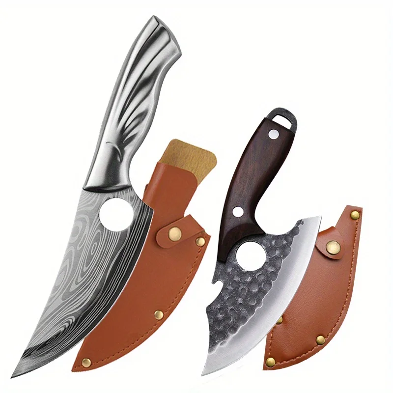 Hand‑Forged High‑Carbon Stainless Chef Knife Set – Multipurpose Cooking & Boning Tool - Image 7