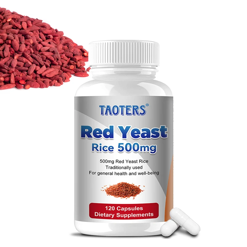 Red Yeast Rice Supplement - Vegetarian Capsules for Cholesterol, Immunity & Stress Relief